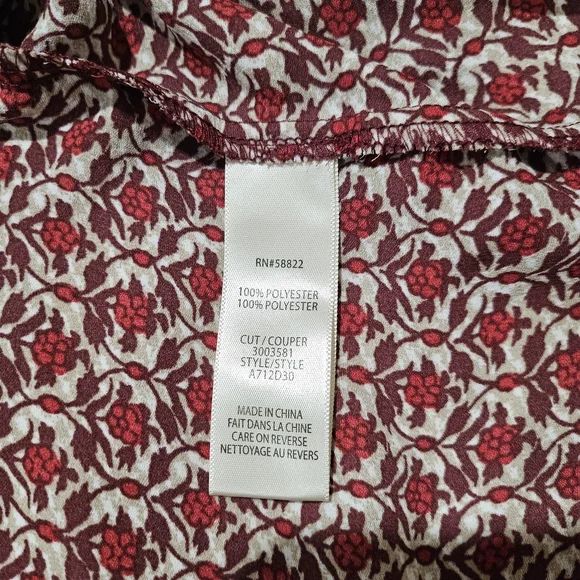 Floral Patterned Women's Top - Picture 9 of 10